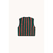 Tiny Cottons Tiny Cottons | Multicolor Stripes Sherpa Vest