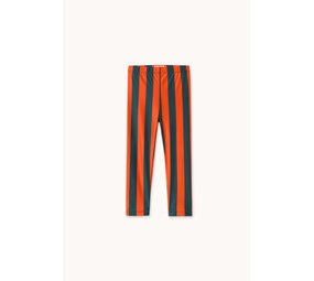 Tiny Cottons Tiny Cottons | Red-Blue Stripes Shiny Leggings