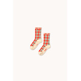 Tiny Cottons Tiny Cottons | Cream Check Medium Socks Tiny Cottons Tiny Cottons | Cream Check Medium Socks
