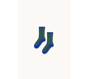 Tiny Cottons Tiny Cottons | Blue Check Medium Socks