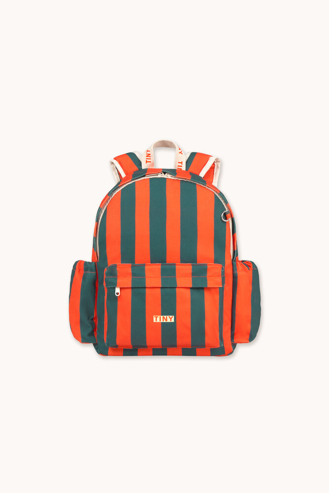 Tiny Cottons Tiny Cottons | Red-Blue Stripes Backpack