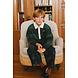 Tiny Cottons Tiny Cottons | Navy Stripes Polo Sweatshirt