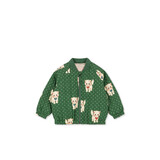 Konges Sløjd Konges Sløjd | Juno Printed Bomber Jacket | Dot Miao Verde Konges Sløjd Konges Sløjd | Juno Printed Bomber Jacket | Dot Miao Verde