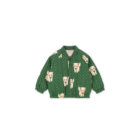 Konges Sløjd Konges Sløjd | Juno Printed Bomber Jacket | Dot Miao Verde