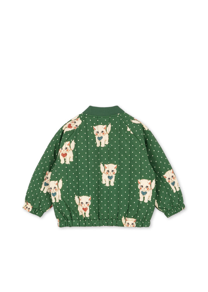 Konges Sløjd Konges Sløjd | Juno Printed Bomber Jacket | Dot Miao Verde