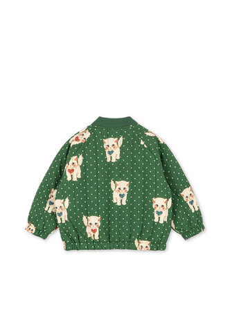 Konges Sløjd Konges Sløjd | Juno Printed Bomber Jacket | Dot Miao Verde