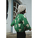 Konges Sløjd Konges Sløjd | Juno Printed Bomber Jacket | Dot Miao Verde
