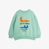 Mini Rodini Mini Rodini | Velvet worms observations sp sweatshirt | Green Mini Rodini Mini Rodini | Velvet worms observations sp sweatshirt | Green