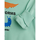 Mini Rodini Mini Rodini | Velvet worms observations sp sweatshirt | Green