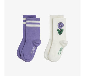 Mini Rodini Mini Rodini | Viola stripe 2-pack socks | Multi