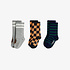 Mini Rodini | Chess check 3-pack socks | Multi