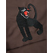Mini Rodini Mini Rodini | Panther emb school backpack | Brown