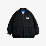 Mini Rodini Mini Rodini | Ritzratz patch quilted puffer | Black Mini Rodini Mini Rodini | Ritzratz patch quilted puffer | Black