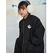 Mini Rodini Mini Rodini | Ritzratz patch quilted puffer | Black