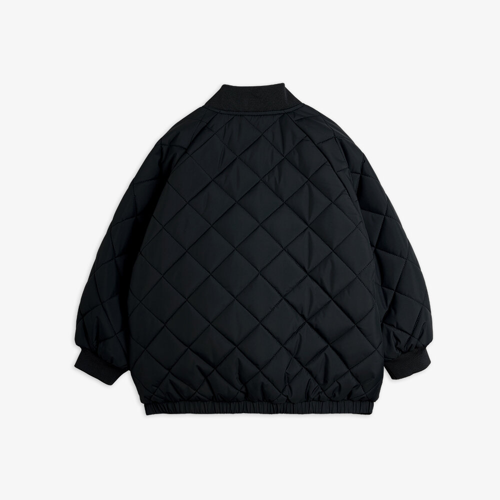 Mini Rodini Mini Rodini | Ritzratz patch quilted puffer | Black