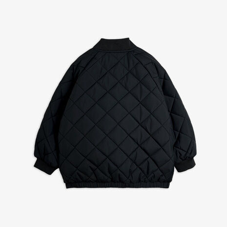 Mini Rodini Mini Rodini | Ritzratz patch quilted puffer | Black