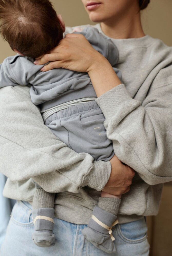 Gray Label Gray Label | Baby Track Pants GOTS | Stone Gray