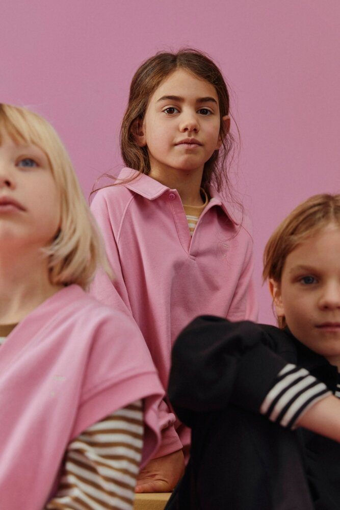 Gray Label Gray Label | Polo Dress GOTS | Bubblegum