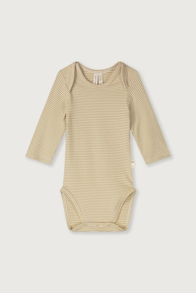 Gray Label Gray Label | Baby L/S Onesie GOTS | Cookie - Cream