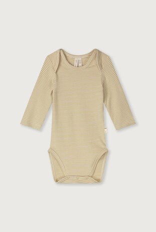 Gray Label Gray Label | Baby L/S Onesie GOTS | Cookie - Cream