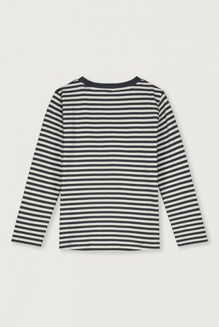Gray Label Gray Label | L/S Tee GOTS | Pirate Black - Cream