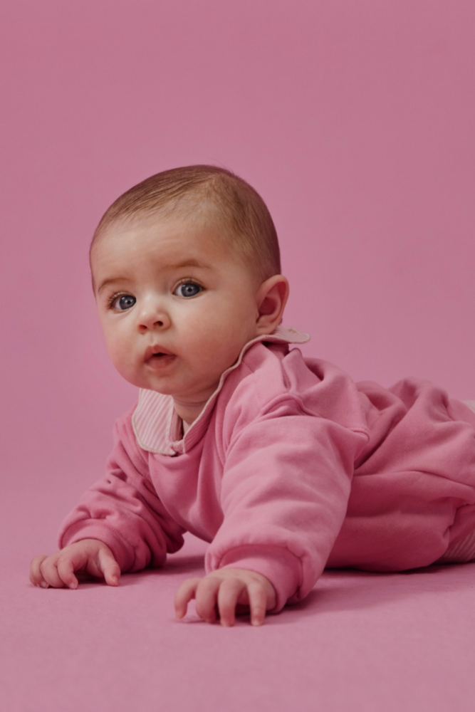 Gray Label Gray Label | Baby Dropped Shoulder Sweater GOTS | Bubblegum