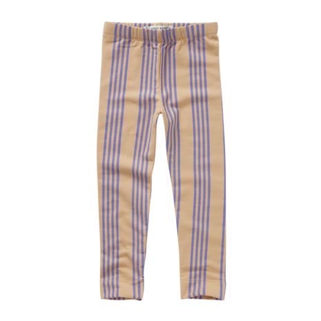 Sproet & Sprout | Winter legging purple stripes | Sand