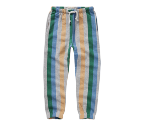 Sproet & Sprout | Sweatpants multicolour stripe | Grey melee