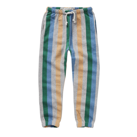 Sproet & Sprout | Sweatpants multicolour stripe | Grey melee