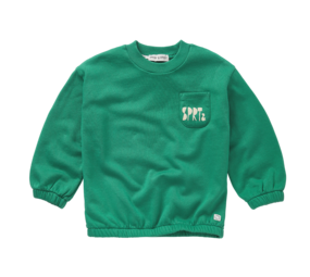 Sproet & Sprout Sproet & Sprout | Sweatshirt Club Chaos green  | Deep green