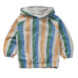 Sproet & Sprout | Sweatshirt hoody stripes  | Grey melee