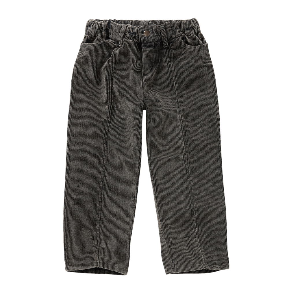 Sproet & Sprout | Corduroy pants black washed  | Blacked washed