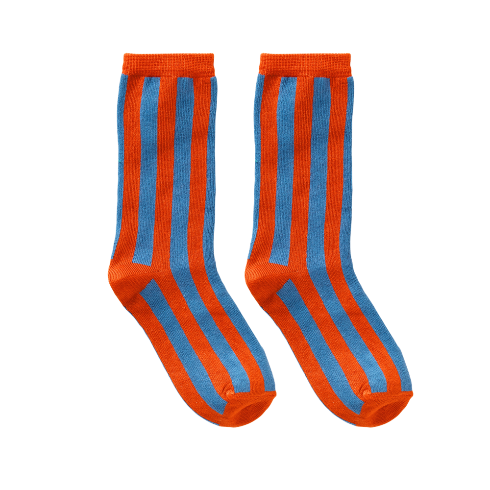 Sproet & Sprout | Socks stripes red | Vivid red