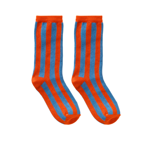 Sproet & Sprout | Socks stripes red | Vivid red