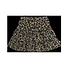 House of Jamie House of Jamie | Ruffled Skirt | Leopard Moonlight (Jacquard)