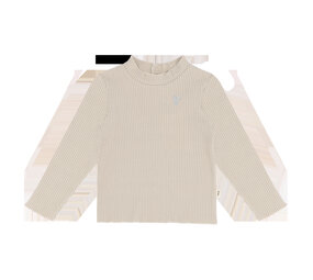 House of Jamie House of Jamie | Turtleneck Tee | Beige (Rib Fleece)