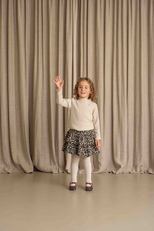 House of Jamie House of Jamie | Turtleneck Tee | Beige (Rib Fleece)
