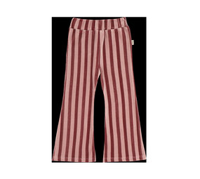 House of Jamie House of Jamie | Flared Pants | Ruby Stripes (Velvet)