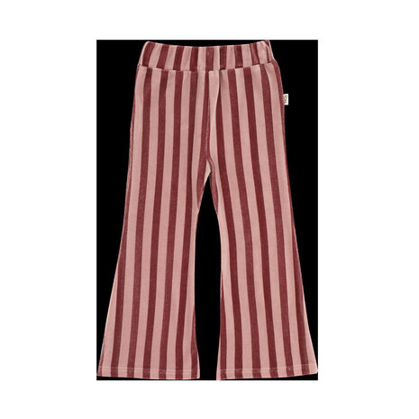 House of Jamie House of Jamie | Flared Pants | Ruby Stripes (Velvet)