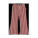 House of Jamie House of Jamie | Flared Pants | Ruby Stripes (Velvet)