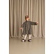 House of Jamie House of Jamie | Shirt Collar Dress | Leopard Moonlight (Jacquard)
