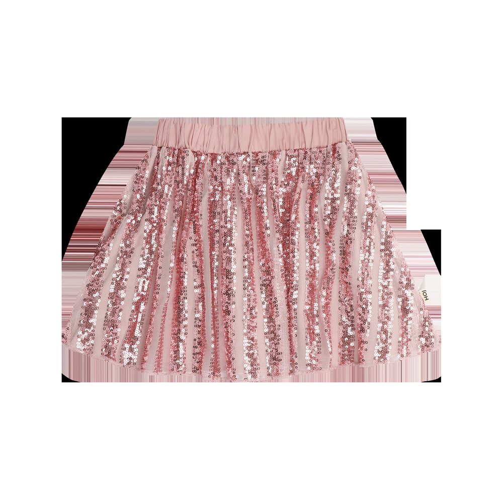 House of Jamie House of Jamie | Sequins Skirt | Rose Mauve
