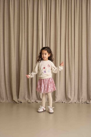 House of Jamie House of Jamie | Sequins Skirt | Rose Mauve