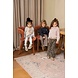 House of Jamie House of Jamie | Frill Leggings | Silver Metallic (Rib)