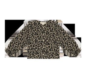 House of Jamie House of Jamie | Preppy Cardigan | Leopard Moonlight (Jacquard)