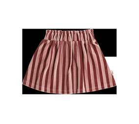 House of Jamie House of Jamie | Skater Skirt | Ruby Stripes (Velvet)