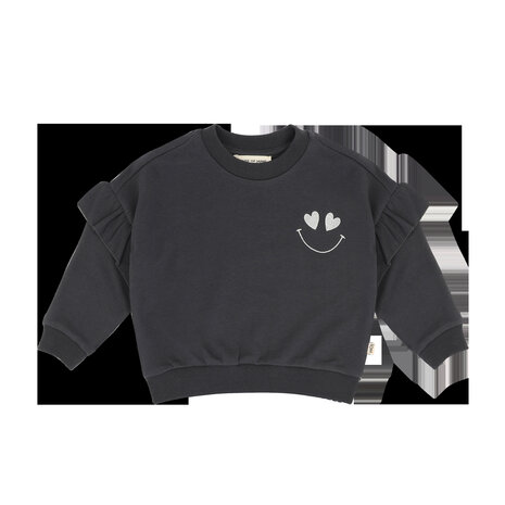 House of Jamie House of Jamie | Frill Sweatshirt | Sapphire (Sweat)