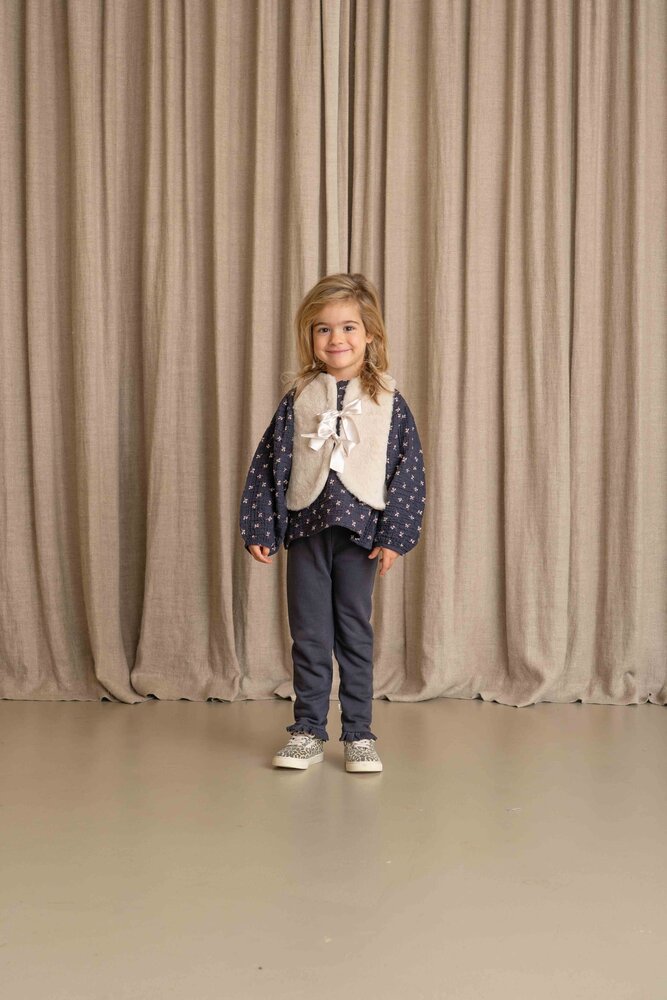 House of Jamie House of Jamie | Soft Fur Bodywarmer | Marshmellow (Fake Fur)