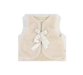 House of Jamie House of Jamie | Soft Fur Bodywarmer | Marshmellow (Fake Fur)