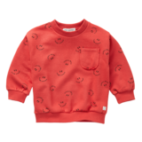 Sproet & Sprout Sproet & Sprout | Sweatshirt Club Chaos print  | Vivid red